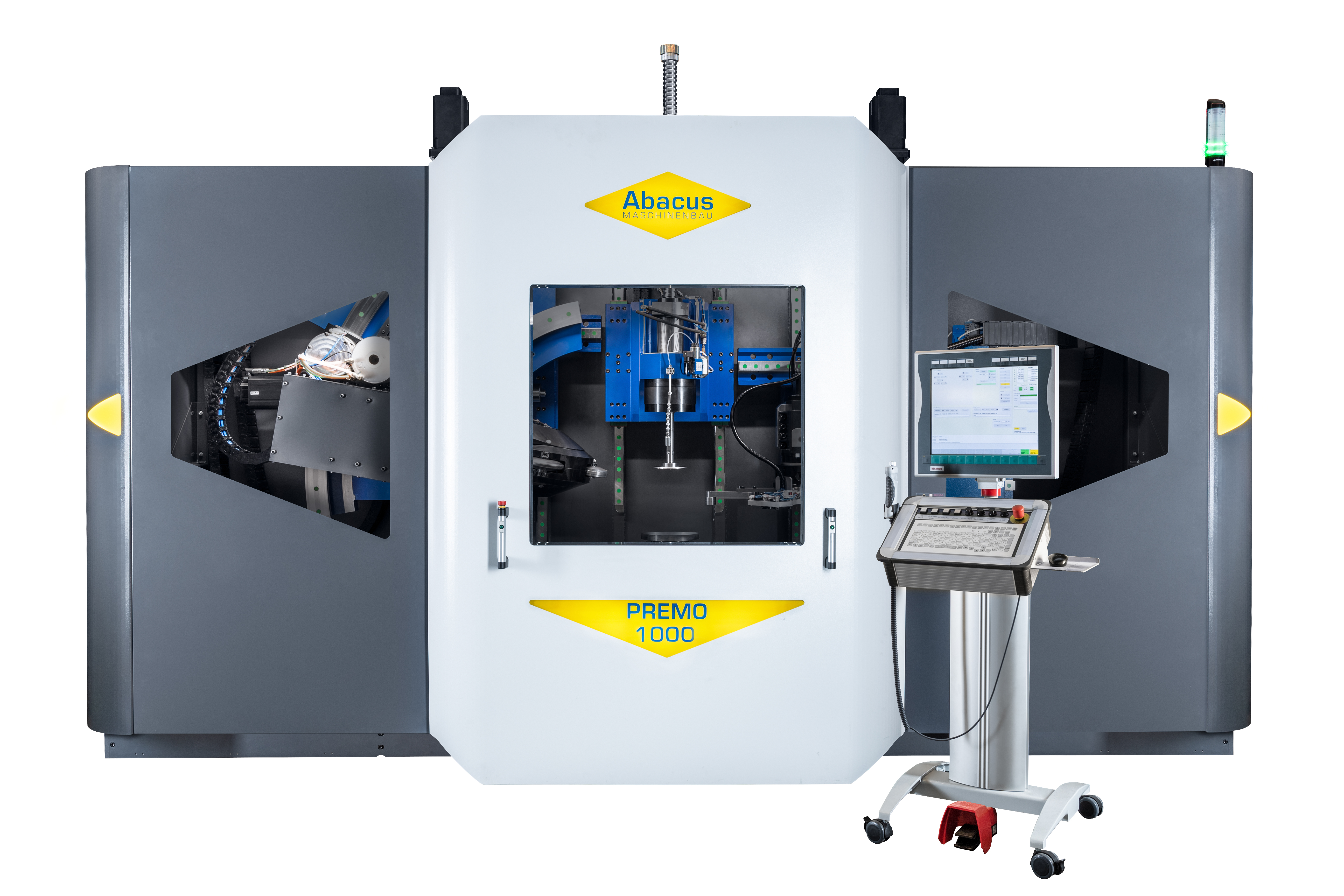 Drückmaschine, PREMO 1000, Abacus GmbH, Metalldrücken